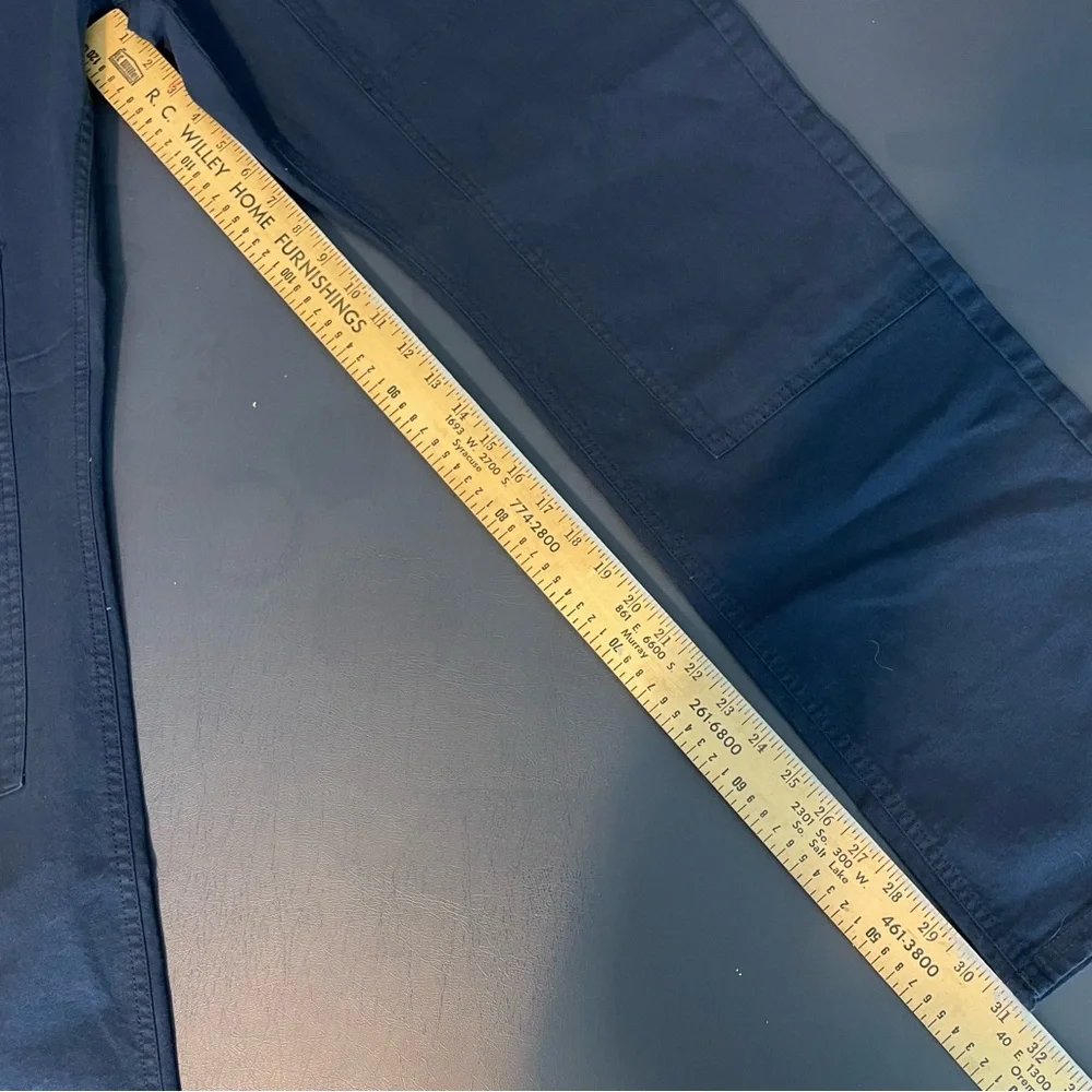 KAVU Klondike Double Knee Pants Blue Outdoor Canvas Cotton Work NWT Mens 40x32